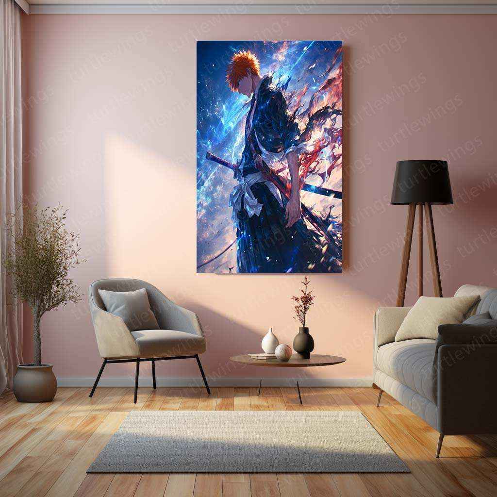 Bleach Anime Metal Poster | Iconic Characters & Epic Battle Scenes | Premium Wall Art - TURTLEWINGS