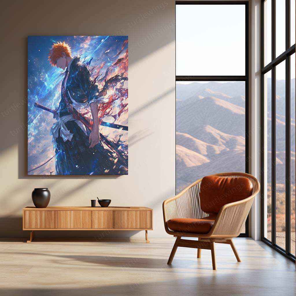Bleach Anime Metal Poster | Iconic Characters & Epic Battle Scenes | Premium Wall Art - TURTLEWINGS