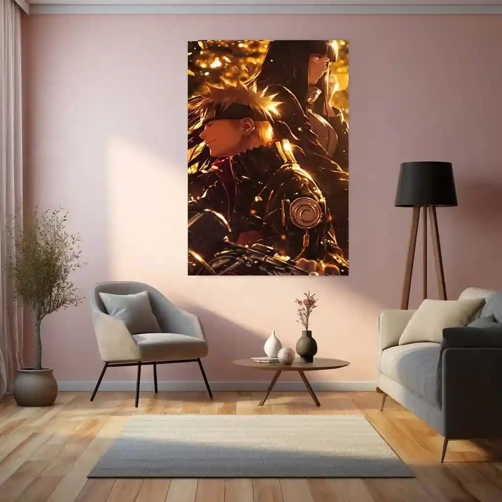 Anime Metal Poster | Naruto Uzumaki Metal Poster | Believe It! Ninja Legend Wall Art | Anime Room Decor - TURTLEWINGS