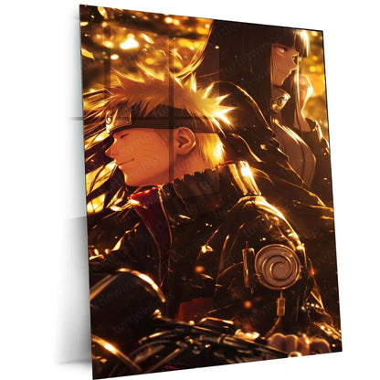 Anime Metal Poster | Naruto Uzumaki Metal Poster | Believe It! Ninja Legend Wall Art | Anime Room Decor - TURTLEWINGS