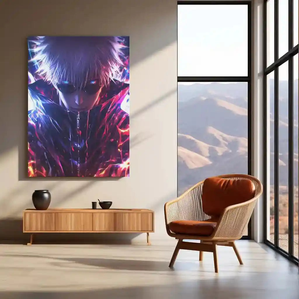 Anime Metal Poster | Goku Metal Poster – Iconic Dragon Ball Z Art | Powerful Super Saiyan Wall Decor - TURTLEWINGS