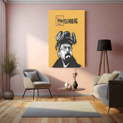 Breaking Bad Metal Poster – Walter White & Heisenberg Wall Art - TURTLEWINGS