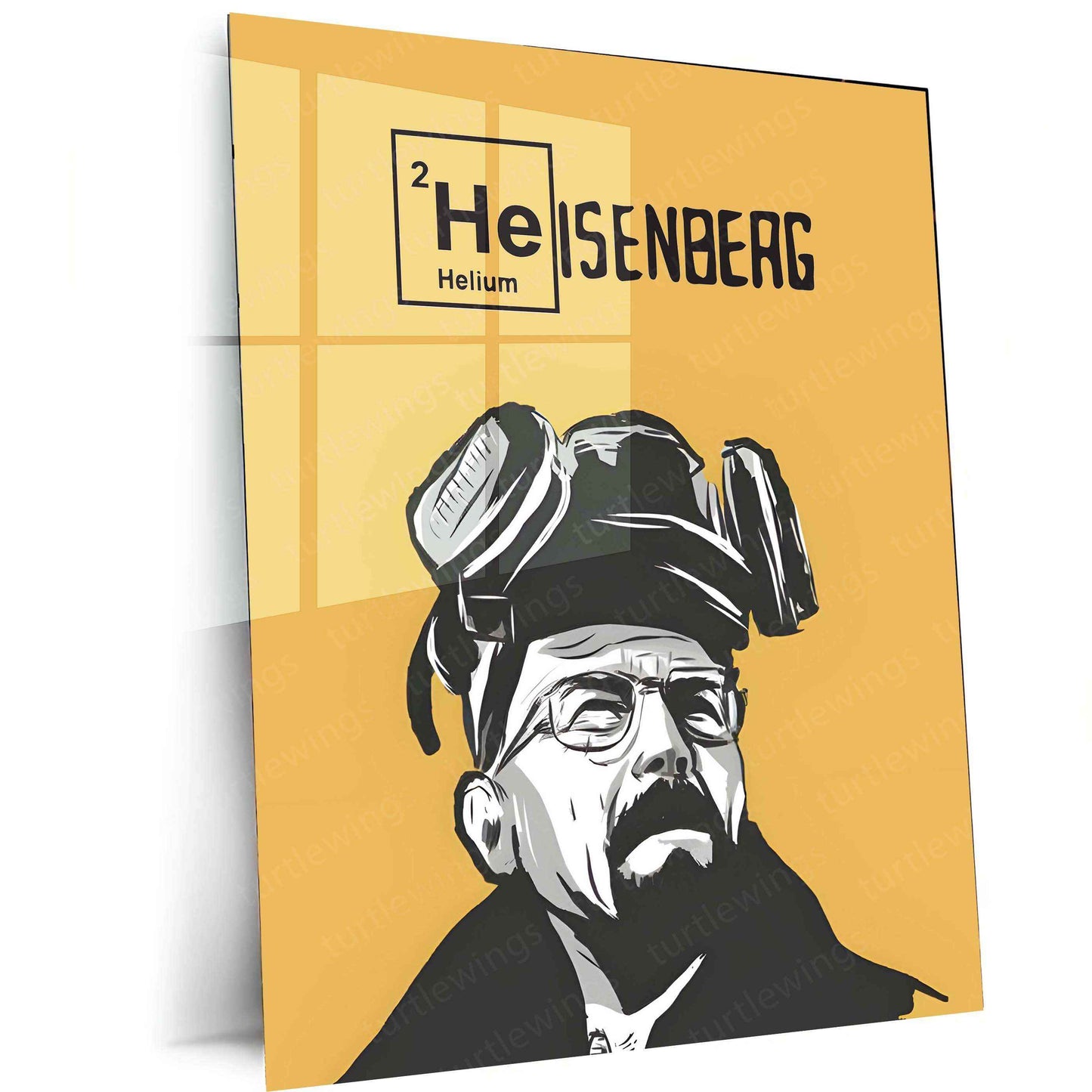Breaking Bad Metal Poster – Walter White & Heisenberg Wall Art - TURTLEWINGS