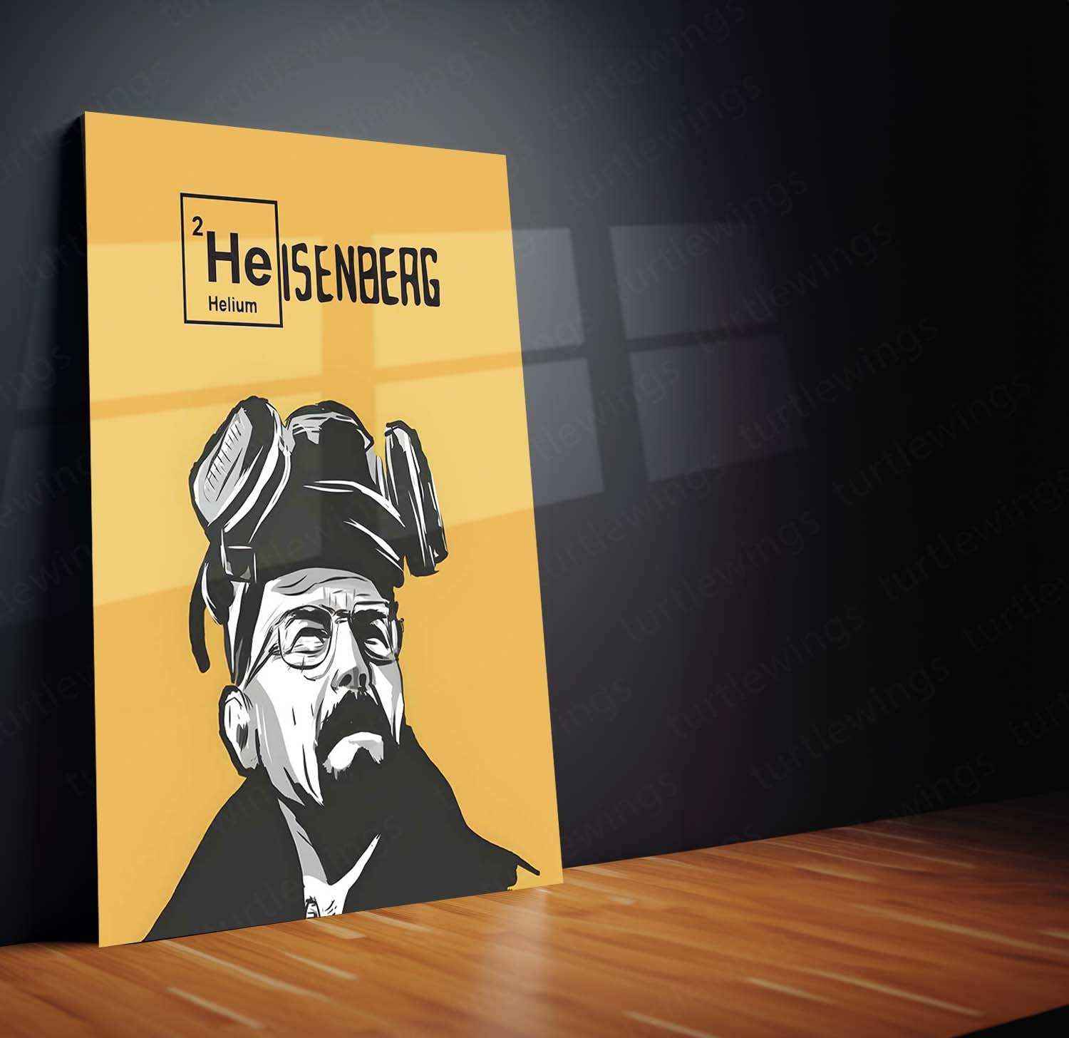 Breaking Bad Metal Poster – Walter White & Heisenberg Wall Art - TURTLEWINGS
