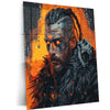 Glowing Male Viking Warrior – Epic Norse Art Poster