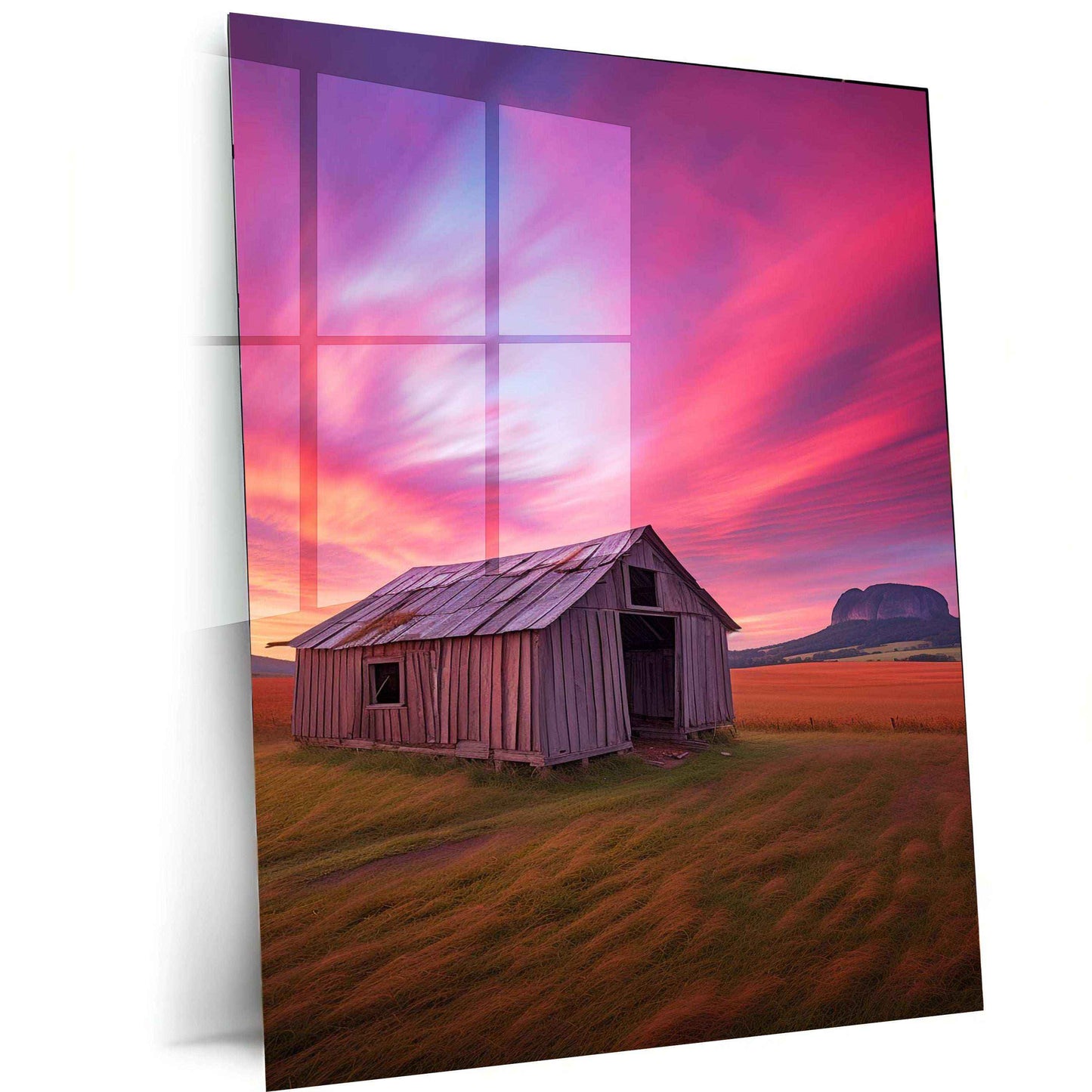 Abstract Art Natural Metal Poster | Modern Nature-Inspired Wall Decor | Minimalist Aesthetic Print2 - TURTLEWINGS