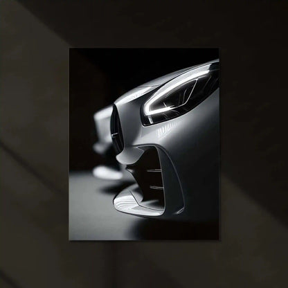 LED | 🚘 Mercedes AMG Neon LED Metal Poster | Luxury Performance Car Wall Art - TURTLEWINGS