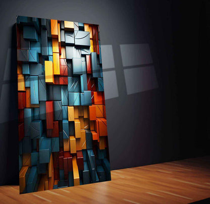 Abstract art metal poster 2 - TURTLEWINGS