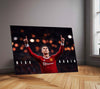 Cristiano Ronaldo – Rise Again Metal Poster CR7 Comeback Mentality Wall Art | Football Resilience Motivation Metal Frame