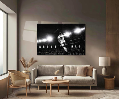 Cristiano Ronaldo – Above All Metal Poster CR7 Legacy Wall Art | Football Greatness Motivation Metal Frame