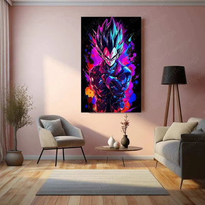 VEGETA – DbZ Metal Poster7 - TURTLEWINGS