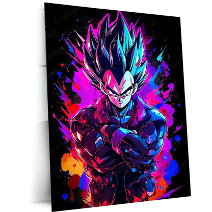 VEGETA – DbZ Metal Poster7 - TURTLEWINGS