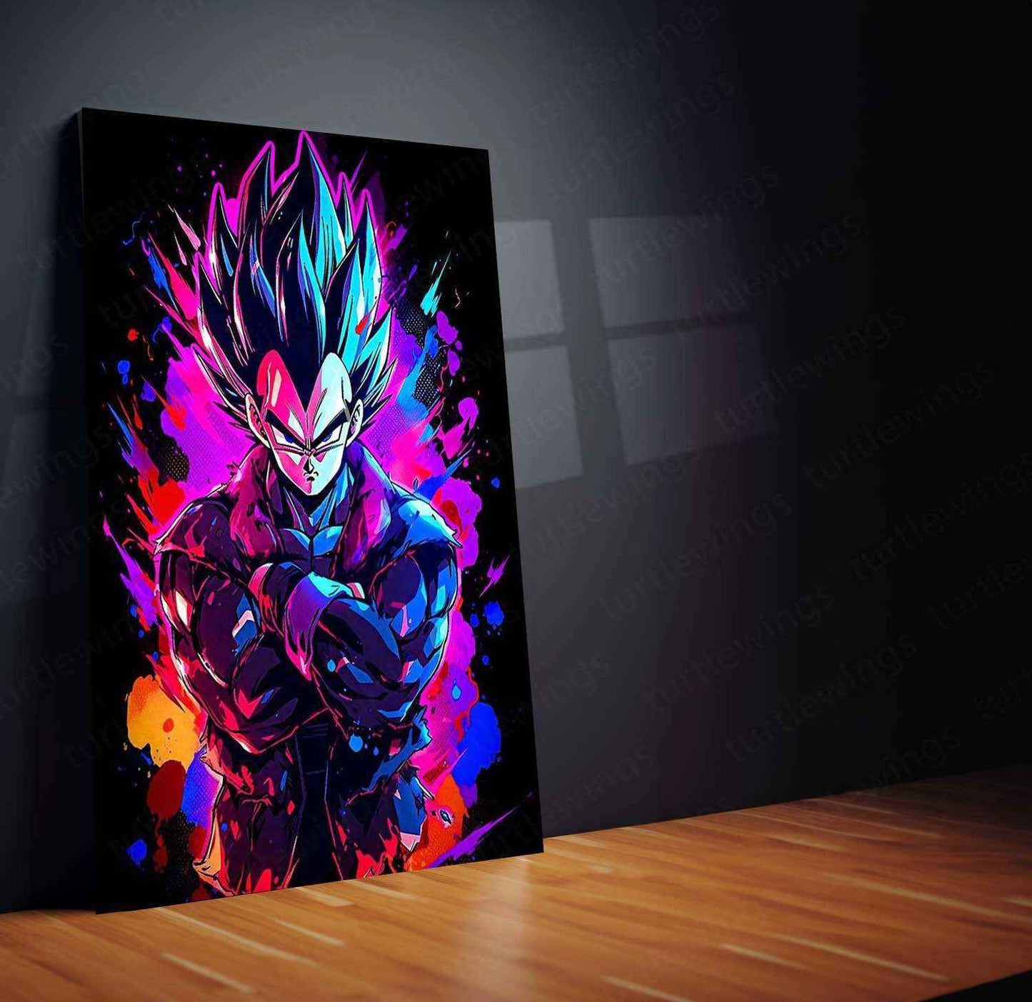 VEGETA – DbZ Metal Poster7 - TURTLEWINGS