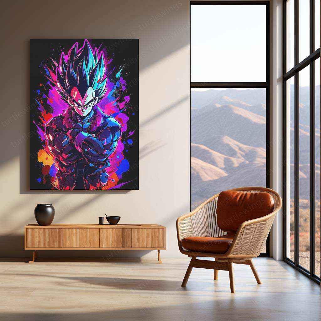 VEGETA – DbZ Metal Poster7 - TURTLEWINGS