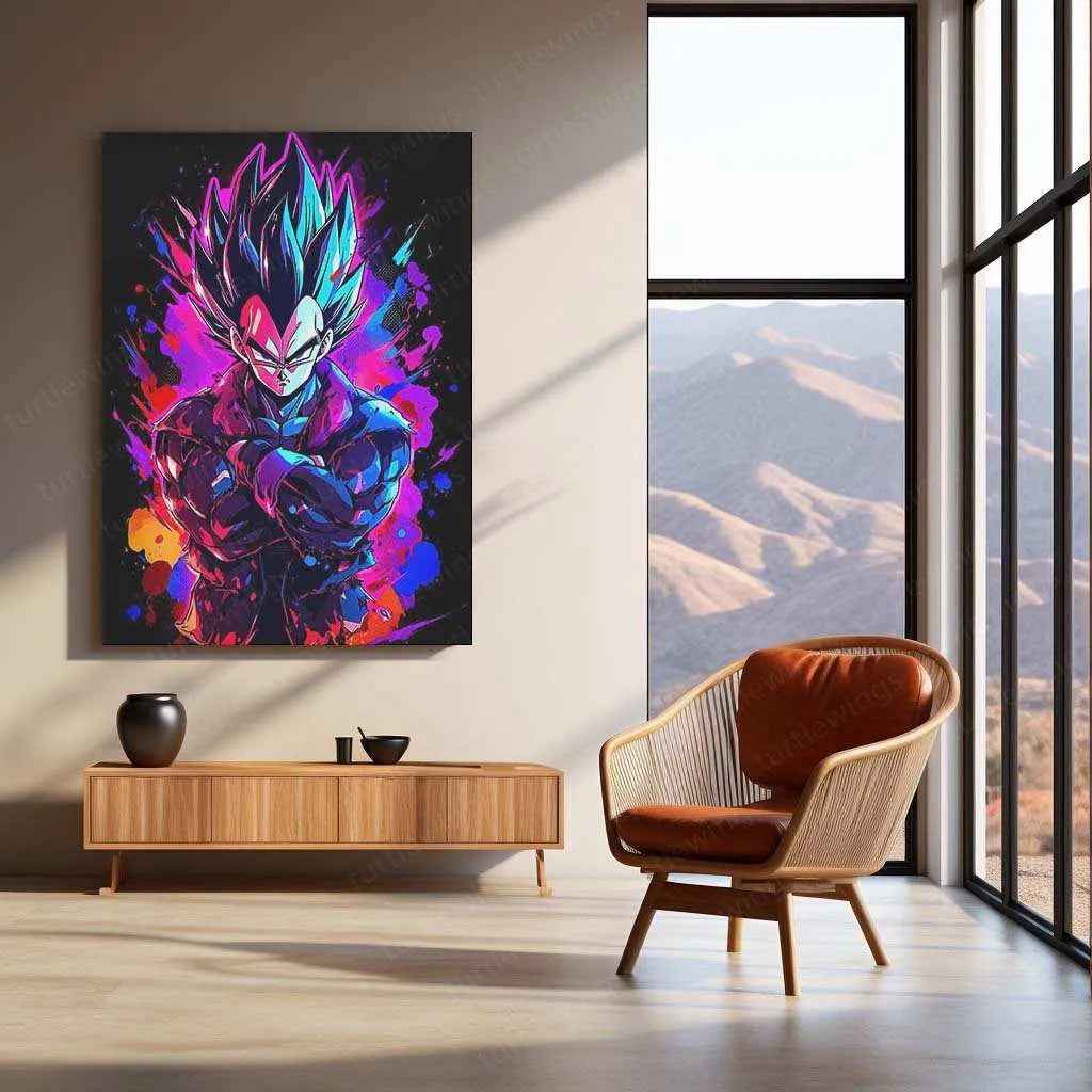 VEGETA – DbZ Metal Poster7 - TURTLEWINGS