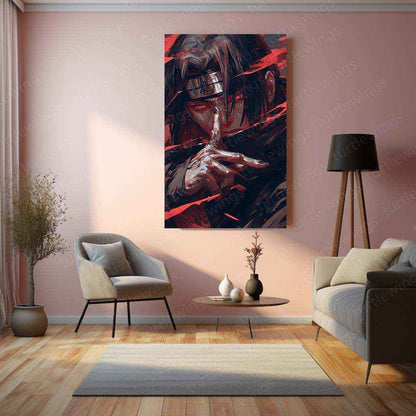 Itachi Uchiha – Jujutsu Kaisen Metal Poster - TURTLEWINGS