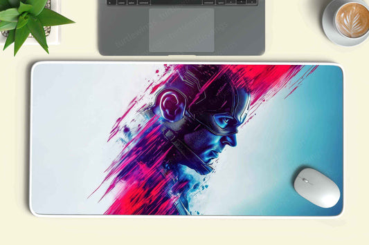 Captain America Shadow Effect Deskmat - TURTLEWINGS
