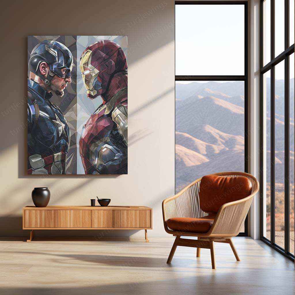 Cats Multicolour Metal Poster | Vibrant Feline Wall Art | Colorful Animal Decor - TURTLEWINGS