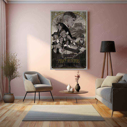 Peaky Blinders Metal Poster – The Gangster Legacy - TURTLEWINGS