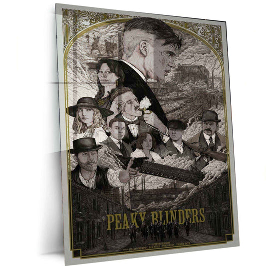 Peaky Blinders Metal Poster – The Gangster Legacy - TURTLEWINGS