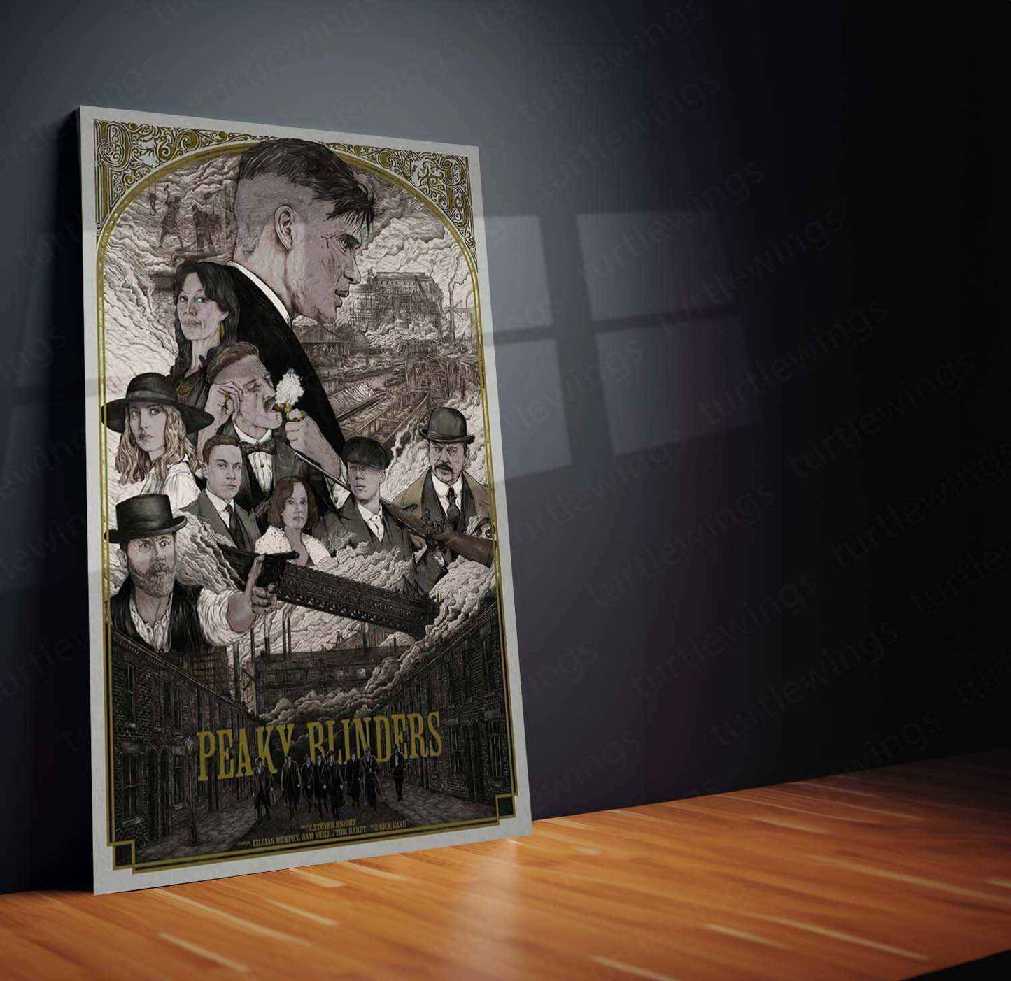 Peaky Blinders Metal Poster – The Gangster Legacy - TURTLEWINGS