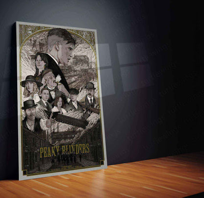 Peaky Blinders Metal Poster – The Gangster Legacy - TURTLEWINGS