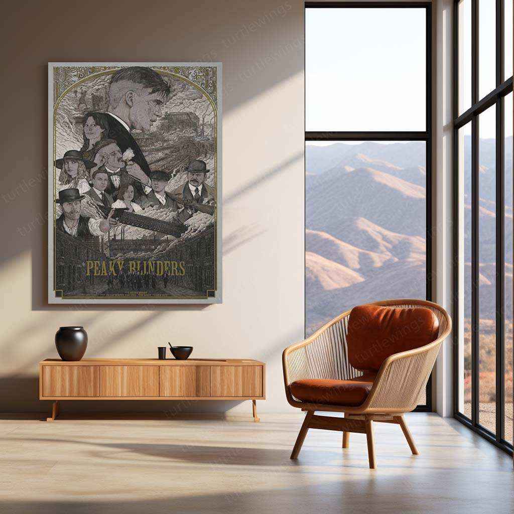 Peaky Blinders Metal Poster – The Gangster Legacy - TURTLEWINGS