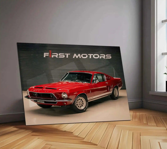 Car Metal Poster | Dodge Challenger Metal Poster – Muscle Car Wall Art 01 - TURTLEWINGS