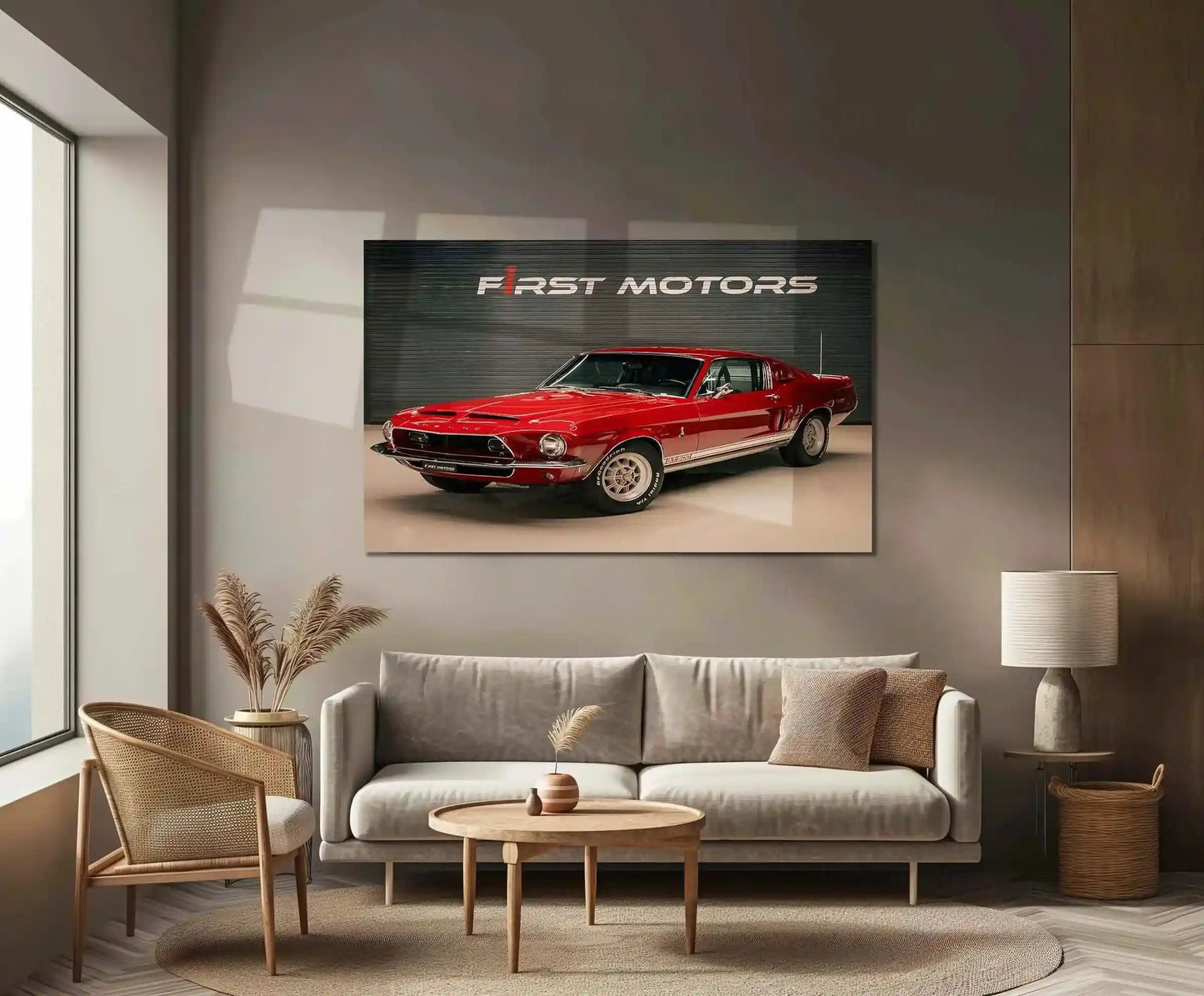 Car Metal Poster | Dodge Challenger Metal Poster – Muscle Car Wall Art 01 - TURTLEWINGS
