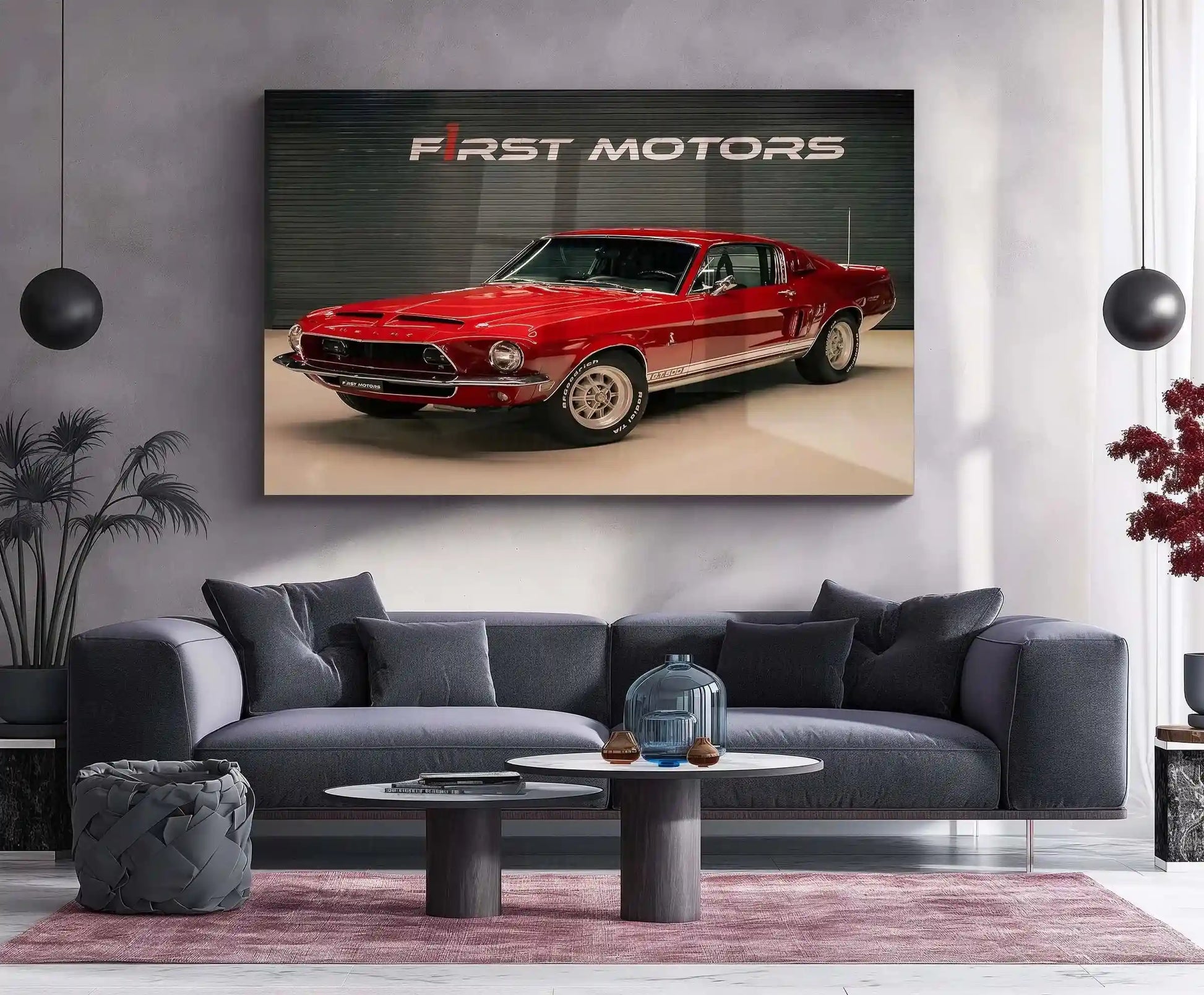 Car Metal Poster | Dodge Challenger Metal Poster – Muscle Car Wall Art 01 - TURTLEWINGS