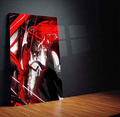 Anime Metal Poster Set of 3 | Choso Red Aesthetic Jujutsu Kaisen Triptych Wall Art