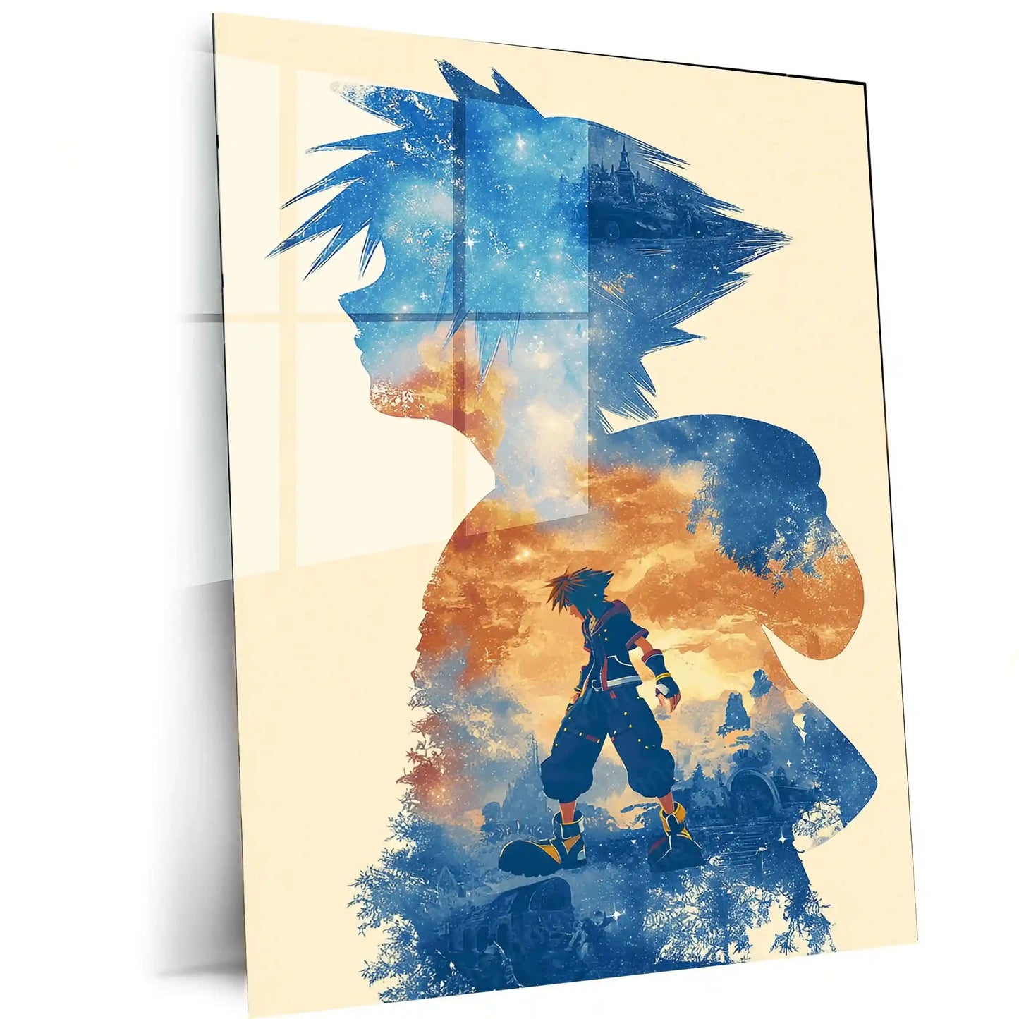 Anime Metal Poster | Midnight Sora Metal Poster | Dreamscape Anime Wall Art | Celestial Fantasy Decor - TURTLEWINGS