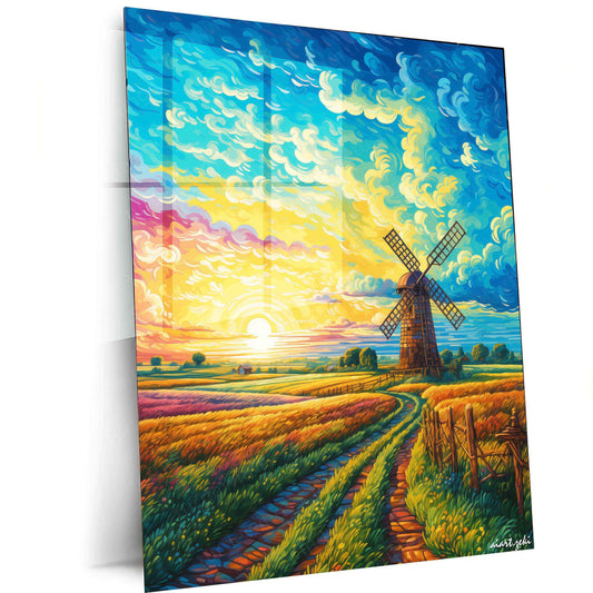 Country Map Metal Poster – Stylish Geographic Wall Art | Travel & Culture Decor - TURTLEWINGS