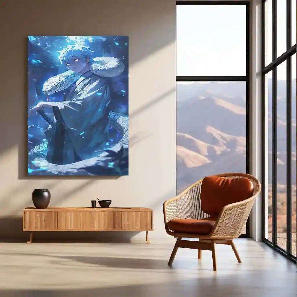 Anime Metal Poster | Mitsuki Metal Poster | Boruto: Naruto Next Generations Wall Art | Serpent Sage Anime Decor - TURTLEWINGS