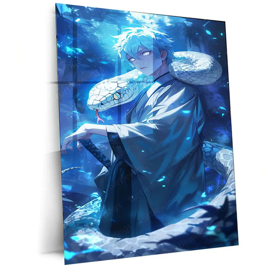 Anime Metal Poster | Mitsuki Metal Poster | Boruto: Naruto Next Generations Wall Art | Serpent Sage Anime Decor - TURTLEWINGS