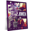 Joker Metal Poster | DC Comics Villain Wall Art | Dark & Gritty Gotham Aesthetic