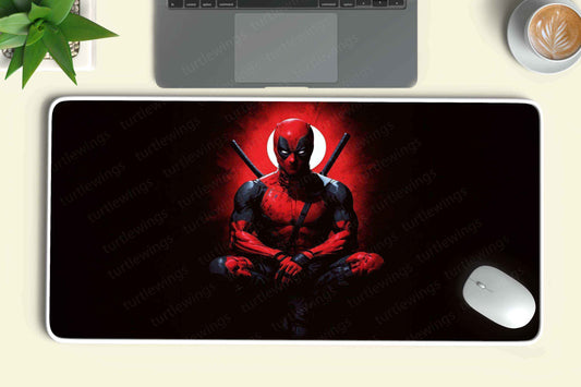 Deadpool Anti-Hero in Action Deskma - TURTLEWINGS