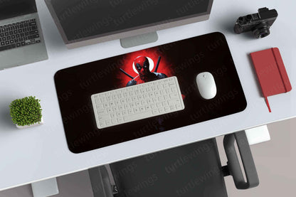 Deadpool Anti-Hero in Action Deskma - TURTLEWINGS