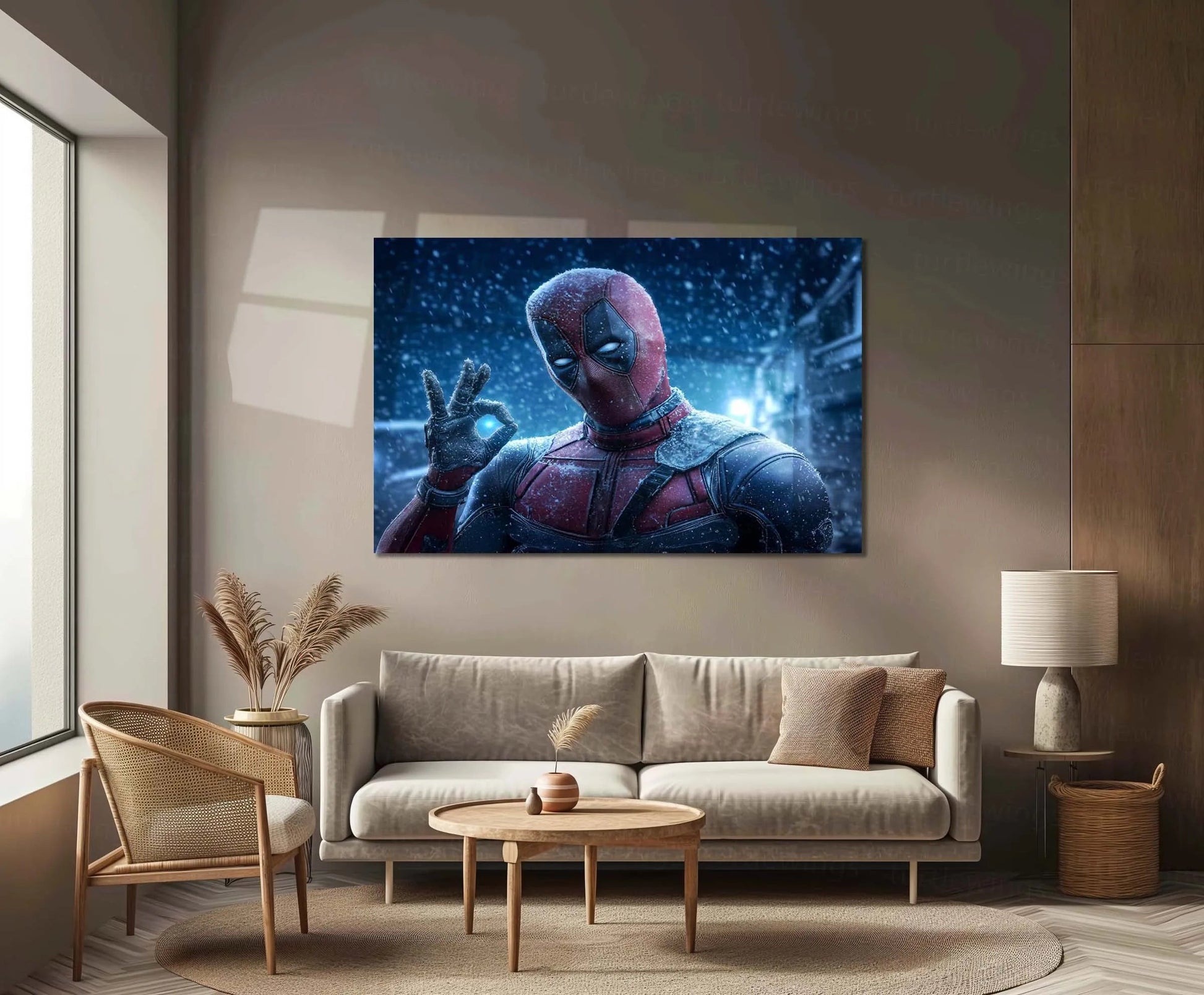 Deadpool – Maximum Carnage | Dark Anti-Hero Metal Frame Marvel Pop-Culture Wall Art - TURTLEWINGS