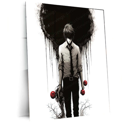 Death Note Metal Poster – The Battle of Wits 1 - TURTLEWINGS