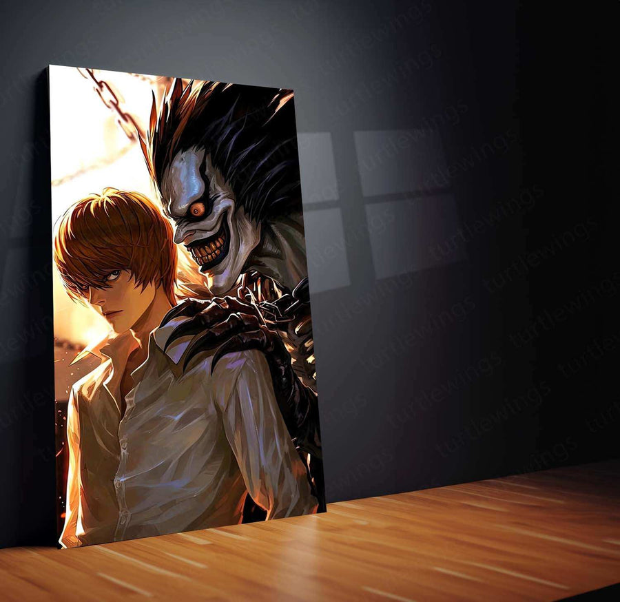 Death Note Metal Poster – The Battle of Wits - TURTLEWINGS 