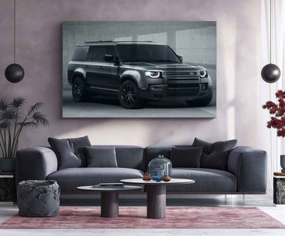 Defender Neon LED Metal Frame â Bold and Rugged Wall Art for Off-Road Enthusiasts 1 - TURTLEWINGS