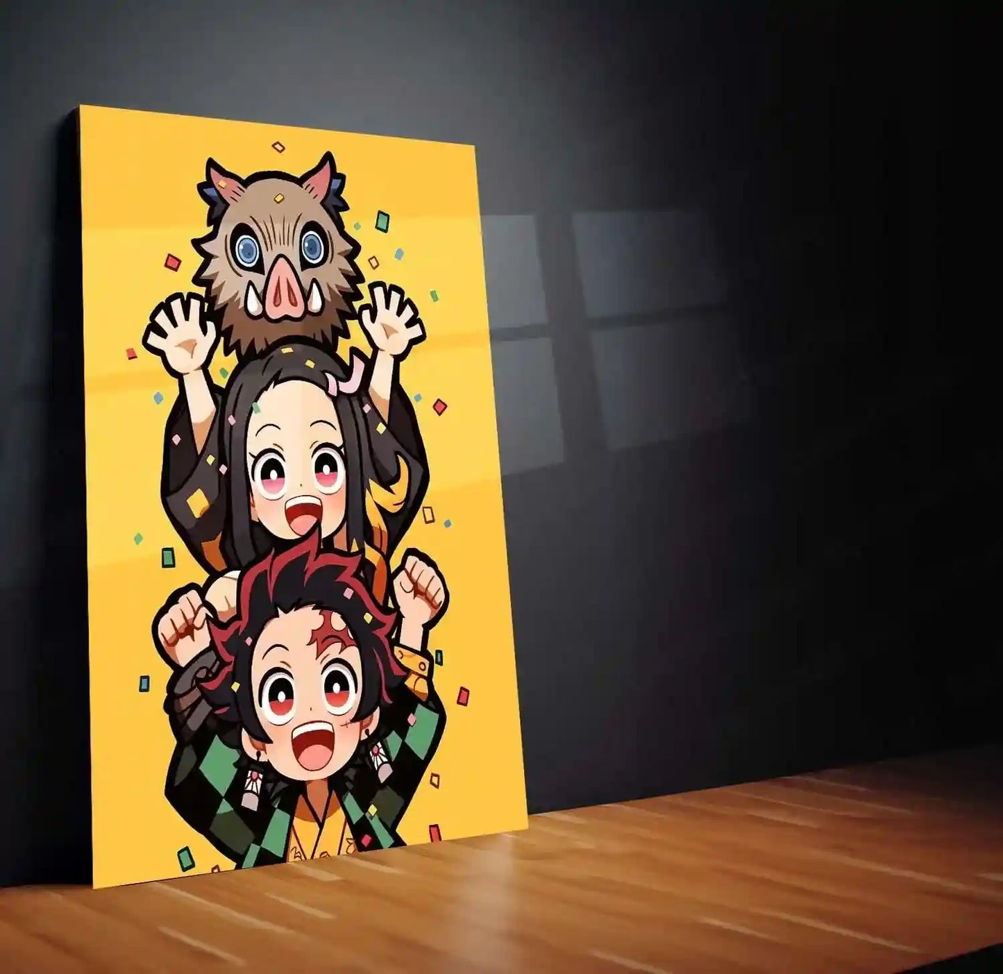 Anime Metal Poster | Demon Slayer Metal Poster | Tanjiro & Nezuko Anime Wall Art - TURTLEWINGS