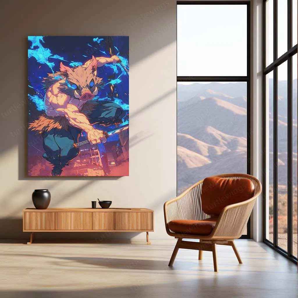 Demon Slayer Metal Poster – The Battle Against Demons - TURTLEWINGS