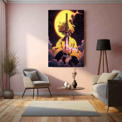 Demon Slayer Metal Poster – The Battle Against Demons - TURTLEWINGS