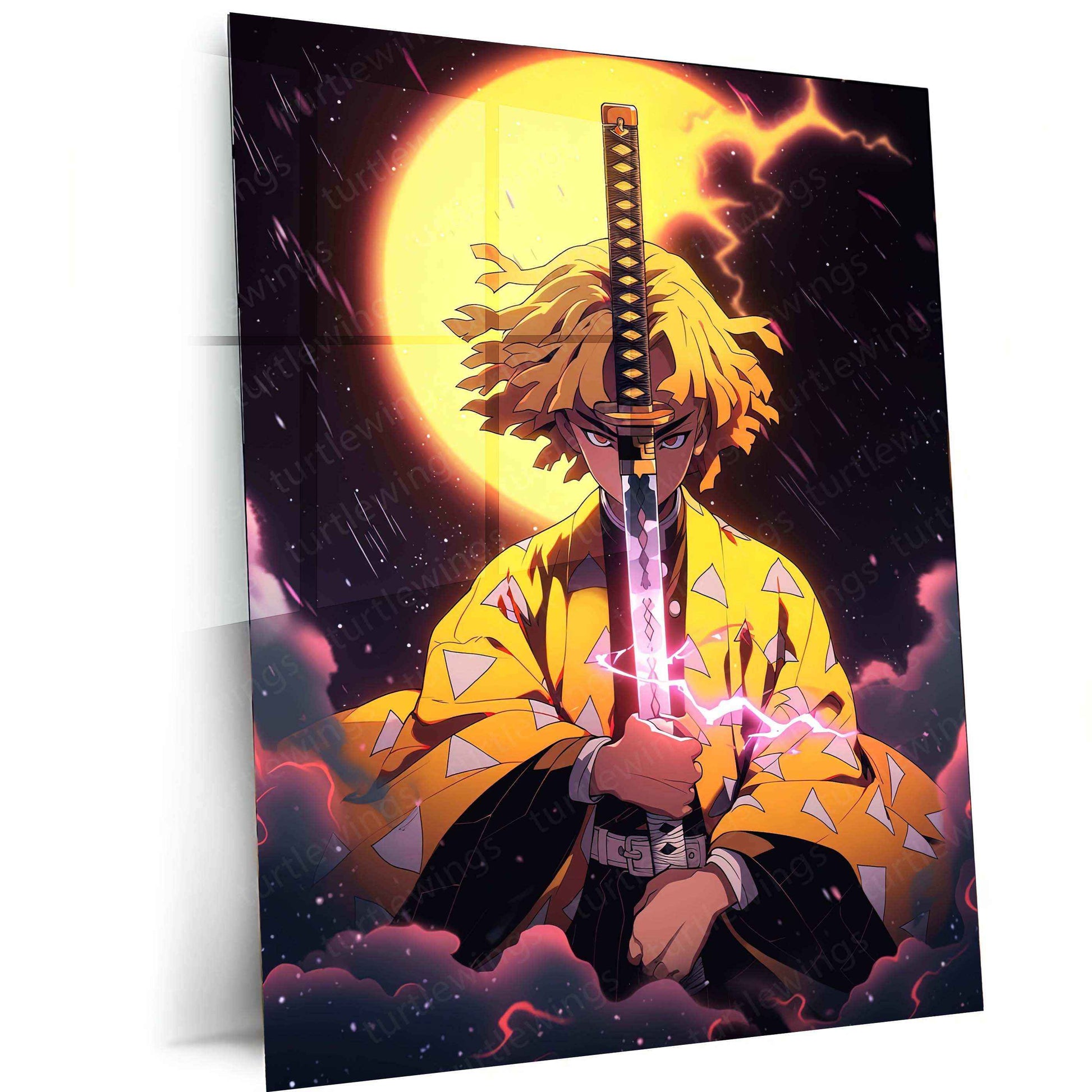 Demon Slayer Metal Poster – The Battle Against Demons - TURTLEWINGS