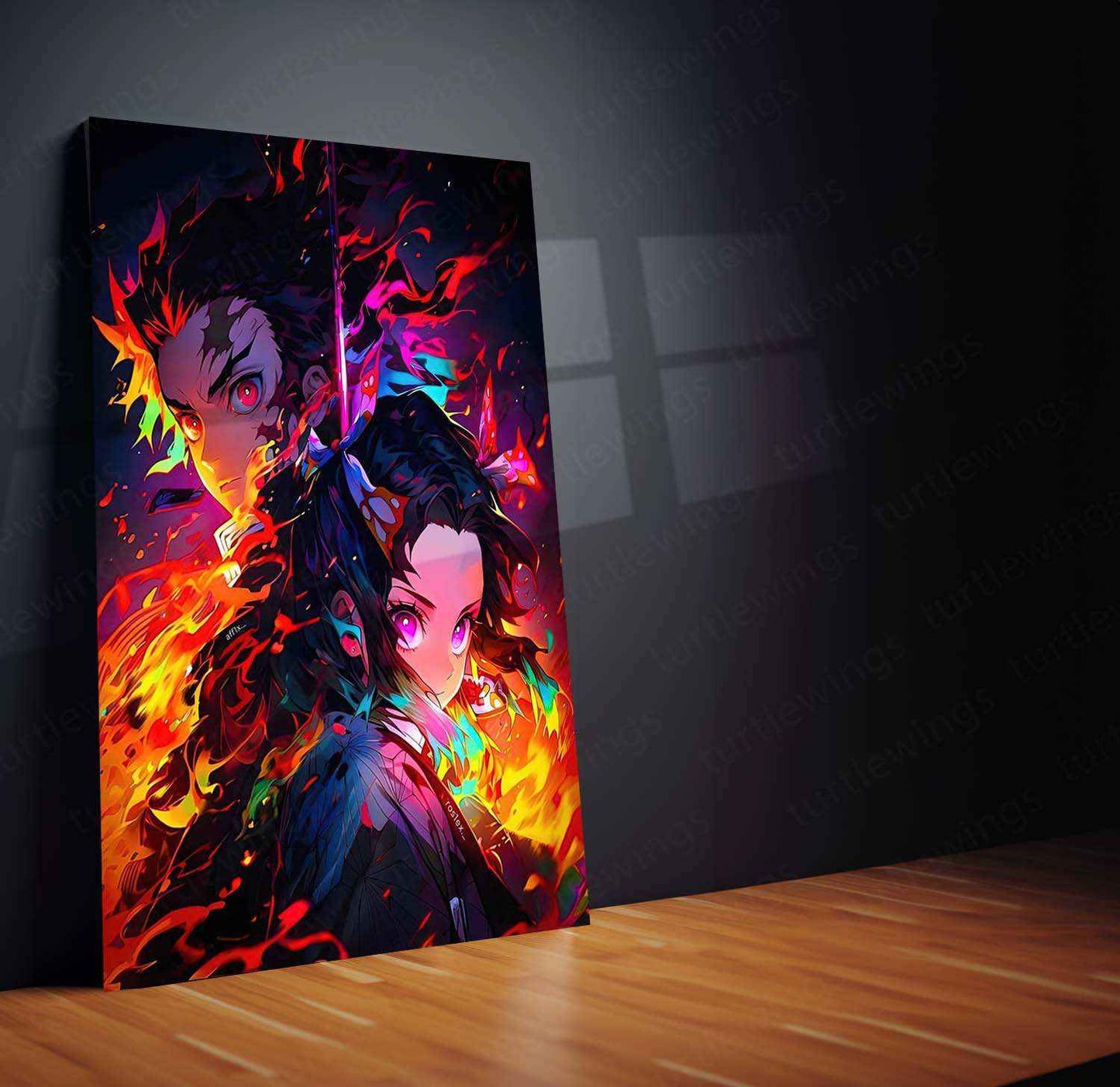 Demon Slayer Metal Poster – The Battle Against Demons - TURTLEWINGS