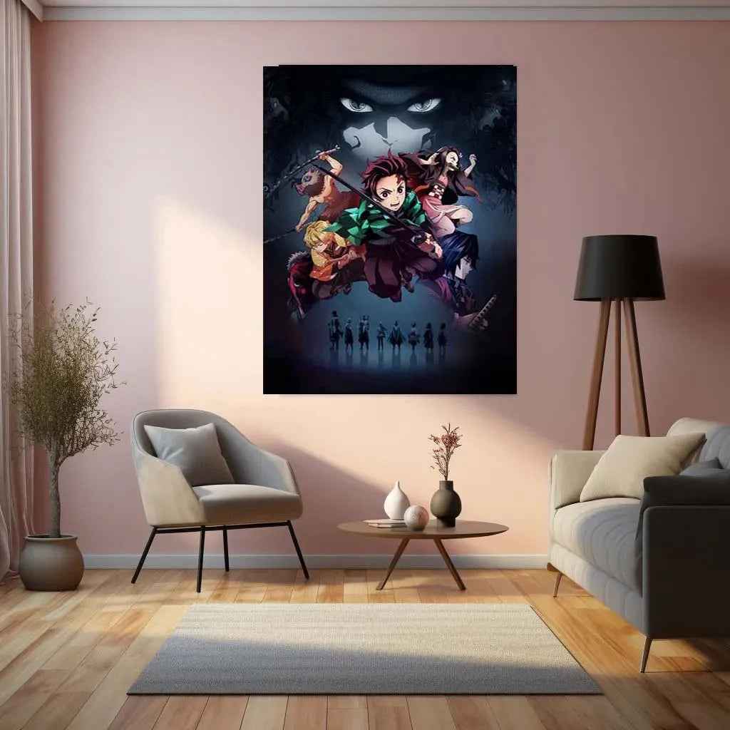 Demon Slayer Metal Poster - TURTLEWINGS