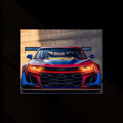 BMW Racing Neon LED Metal Poster â Motorsport-Inspired Wall Art for Speed Enthusiasts.3 - TURTLEWINGS
