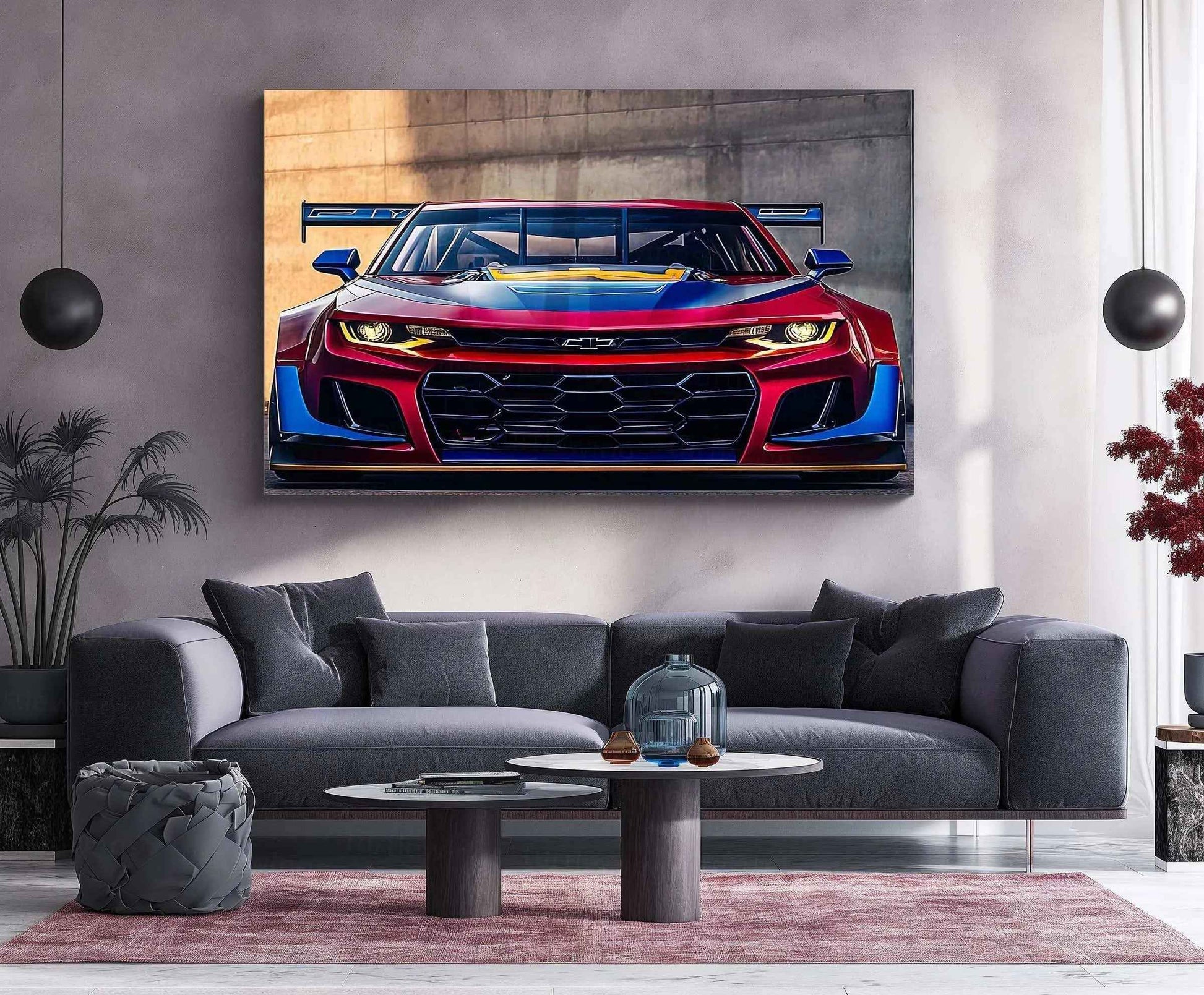 BMW Racing Neon LED Metal Poster â Motorsport-Inspired Wall Art for Speed Enthusiasts.3 - TURTLEWINGS